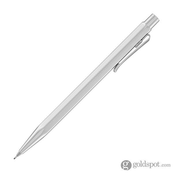 Caran d’Ache Ecridor Retro Mechanical Pencil in Silver Plated and Rhodium Coated - 0.7mm Mechanical Pencils