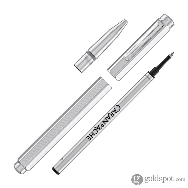 Caran d’Ache Ecridor Retro Rollerball Pen in Silver and Rhodium Rollerball Pen