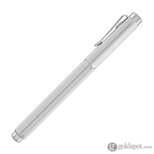 Caran d’Ache Ecridor Retro Rollerball Pen in Silver and Rhodium Rollerball Pen