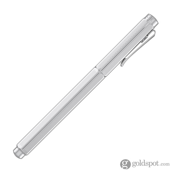 Caran d’Ache Ecridor Retro Rollerball Pen in Silver and Rhodium Rollerball Pen