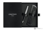 Caran d’Ache Leman Ballpoint Pen in Damier Gift Set with Leather Case - Special Edition Ballpoint Pens