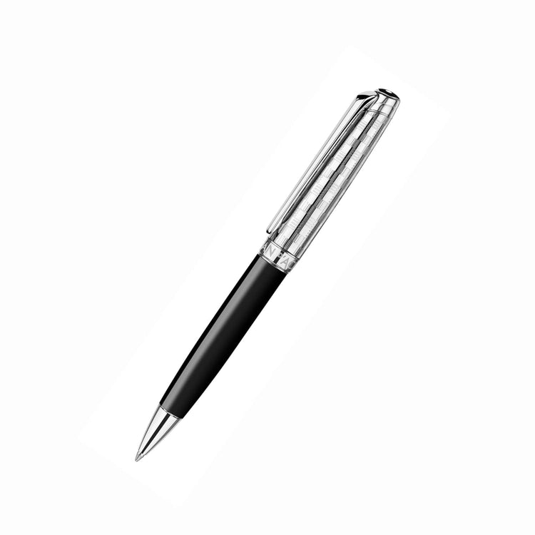 Caran d’Ache Leman Ballpoint Pen in Damier Gift Set with Leather Case - Special Edition Ballpoint Pens