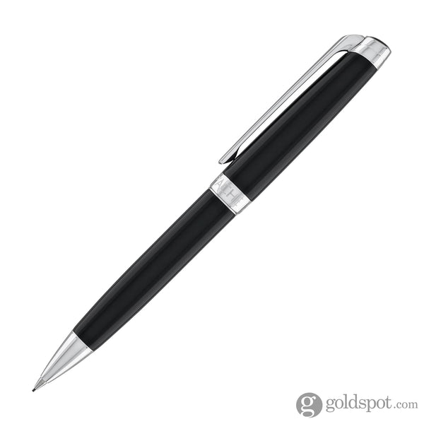 Caran d’Ache Léman Mechanical Pencil in Ebony Black Lacquer Silver Plated and Rhodium Coated - 0.7mm Mechanical Pencils