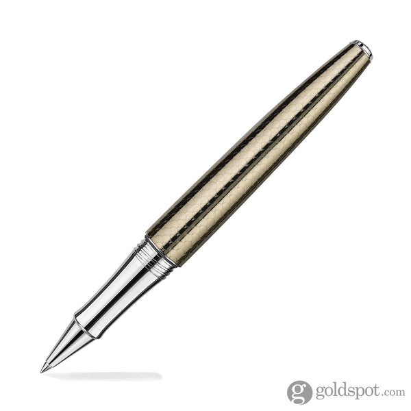 Caran Dache Leman Rollerball Pen in Caviar Silver and Rhodium Rollerball Pen