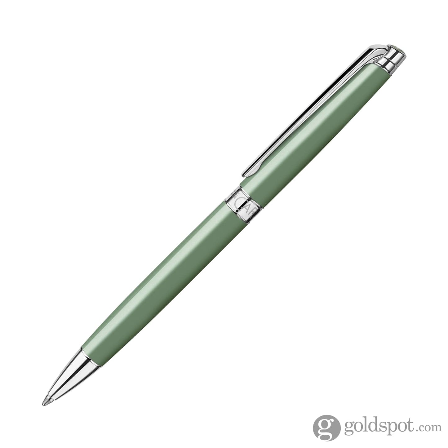 Caran d’Ache Léman Slim Ballpoint Pen in Vert de Gris Ballpoint Pens