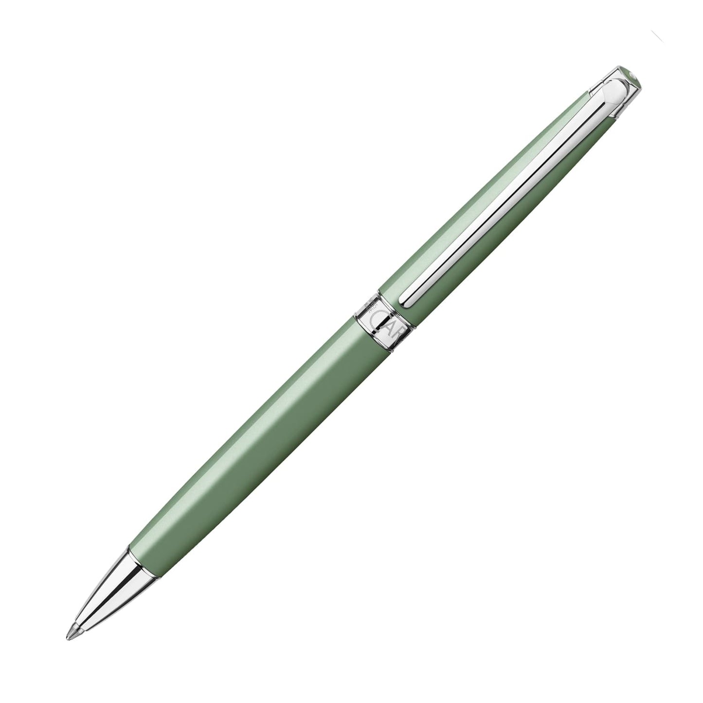 Caran d’Ache Léman Slim Ballpoint Pen in Vert de Gris Ballpoint Pens