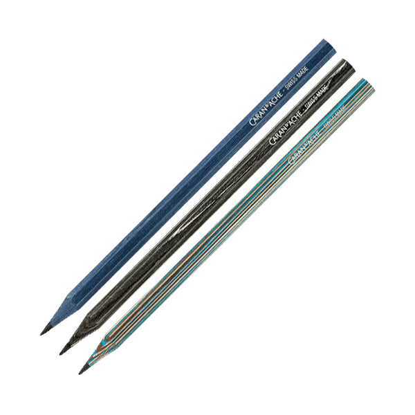 Caran d’Ache Les Crayons de la Maison Alpine Frost Scented Pencils No9 (HB) - Pack of 3 Pencils