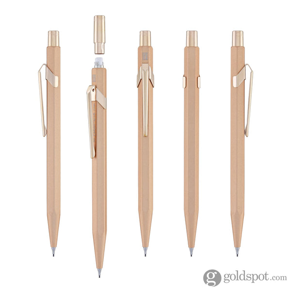 Caran d’Ache Metal Collection Mechanical Pencil in Brut Rose Mechanical Pencils