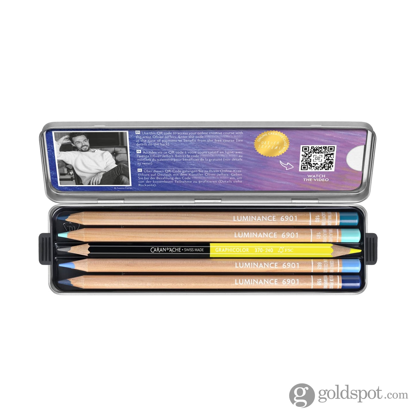 Caran d’Ache Oliver Jeffers Colored Pencil Set Luminance 6901 Pen