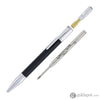 Caran d’Ache Varius Ebony Ballpoint Pen with Silver Plated and Rhodium Coated Ballpoint Pens