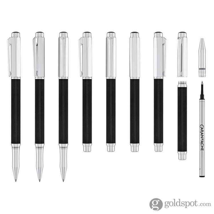 Caran d’Ache Varius Ivanhoe Rollerball Pen in Black Rollerball Pen
