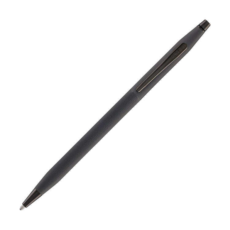 Cross Classic Century Polished Slate Gray Engraved Diamond Pattern Ballpoint Pen