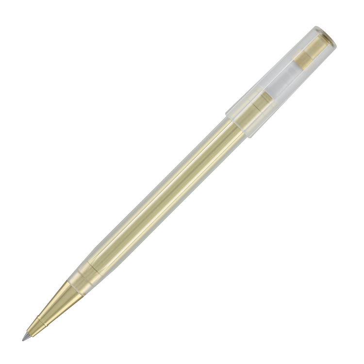 ystudio Glamour Evolve Elemental Rollerball Pen in Brass Gold