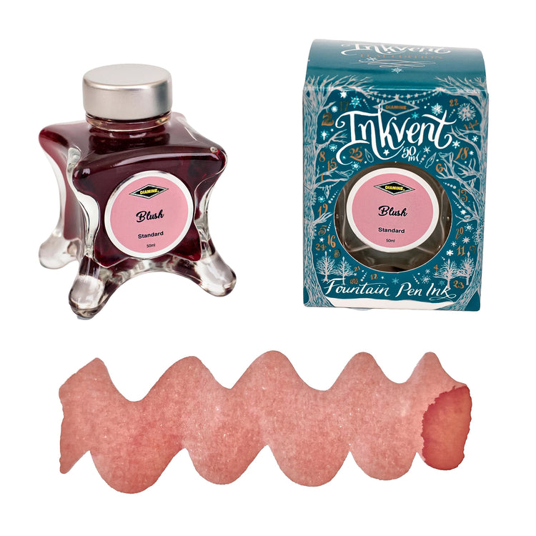 Diamine Inkvent Teal Edition Standard Bottled Ink in Blush - 50 ml