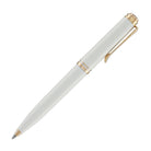 Pelikan Souveran 600 Ballpoint Pen in White & Rose Gold Trim