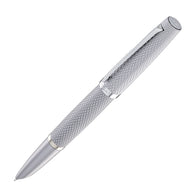 Diplomat Viper Fountain Pen in Silver Guilloche - Fine/Medium Nb