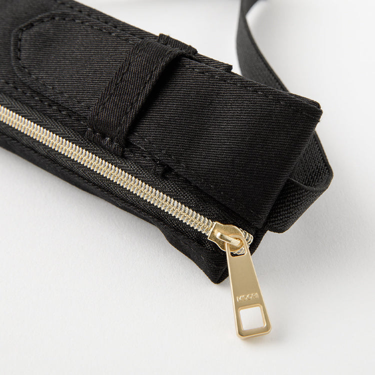 Midori Book Band Pen Case for B6 to A5 in Black