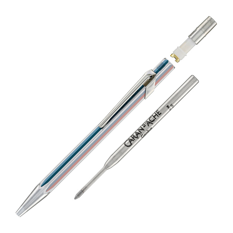 Caran d'Ache 849 Paul Smith 5 Ballpoint Pen in Silver - Medium