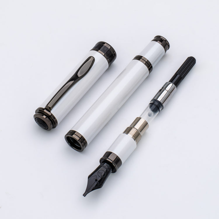 Monteverde Innova Fountain Pen in 2026 Cloud Dancer in Gunmetal Trim - Limited Edition
