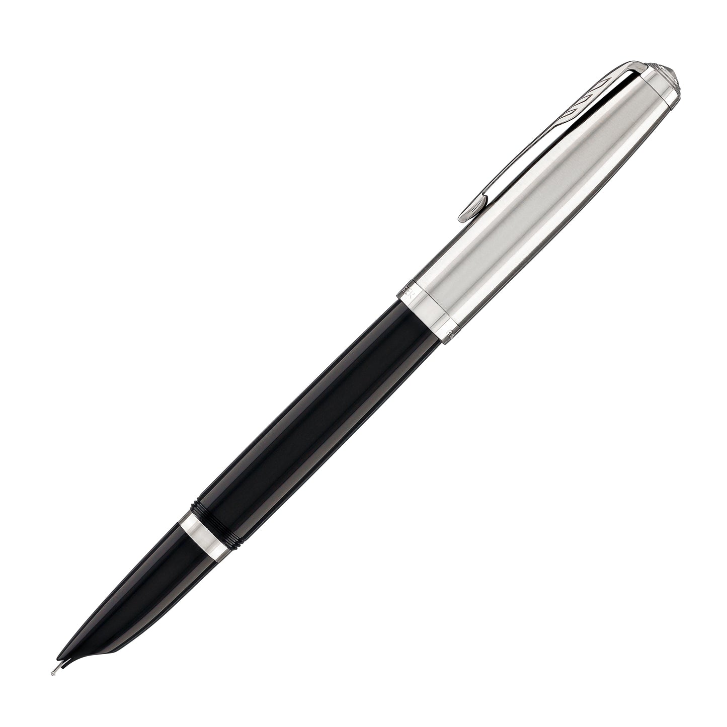 Parker 51 Fountain Pen in Black with Chrome Trim