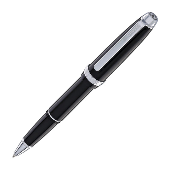 Cross Lume Ballpoint Pen in Obsidian Black with Polished Chrome Appointments