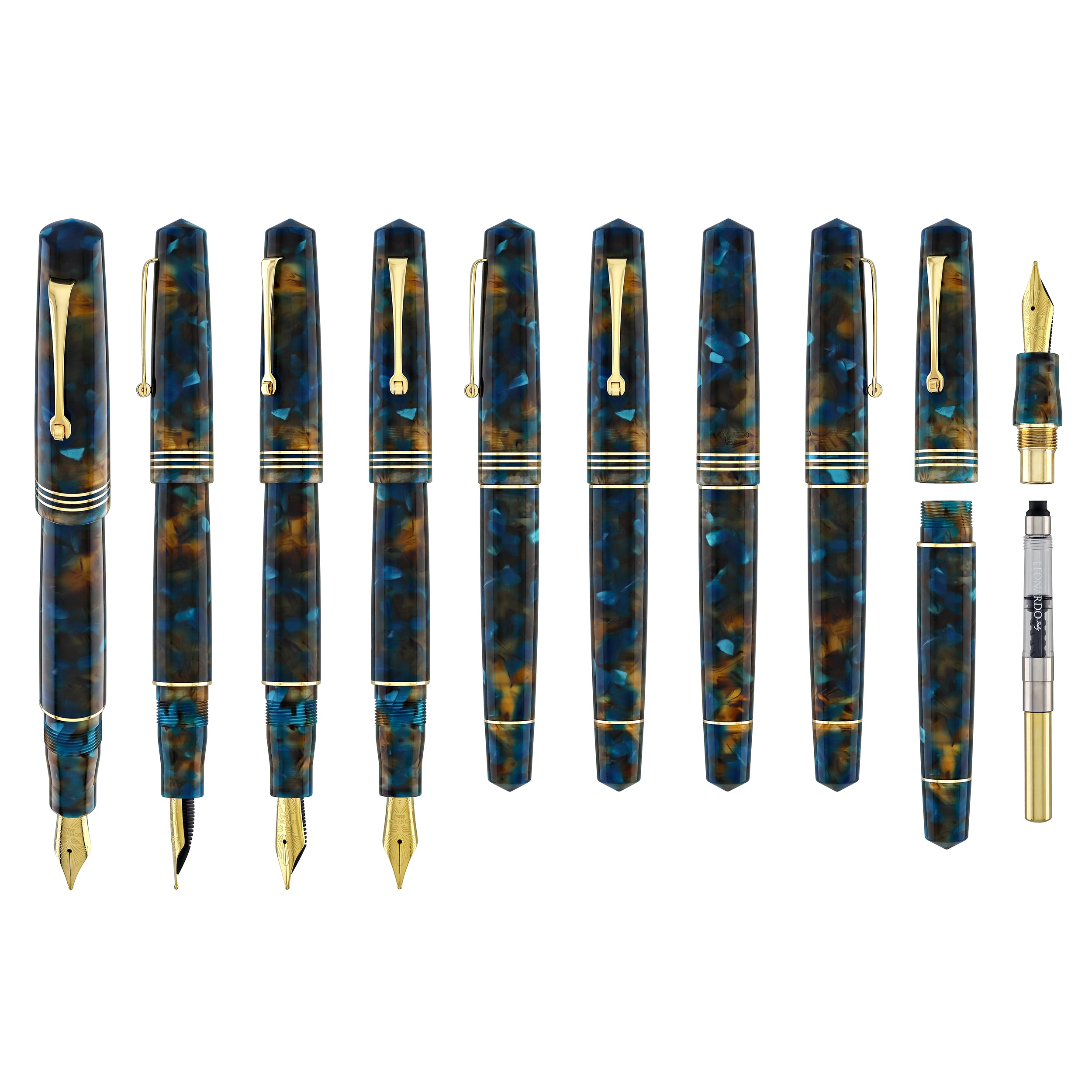 Leonardo Momento Zero Fountain Pen in Pausilya - Goldspot Pens