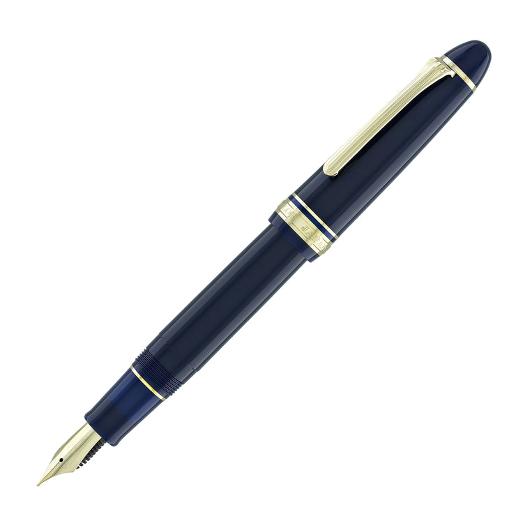 Sailor 1911 Casual L Basis Fountain Pen in Muted Blue, Gold Trim