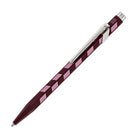 Caran d'Ache 849 Mosaic Ballpoint Pen in Garnet Red