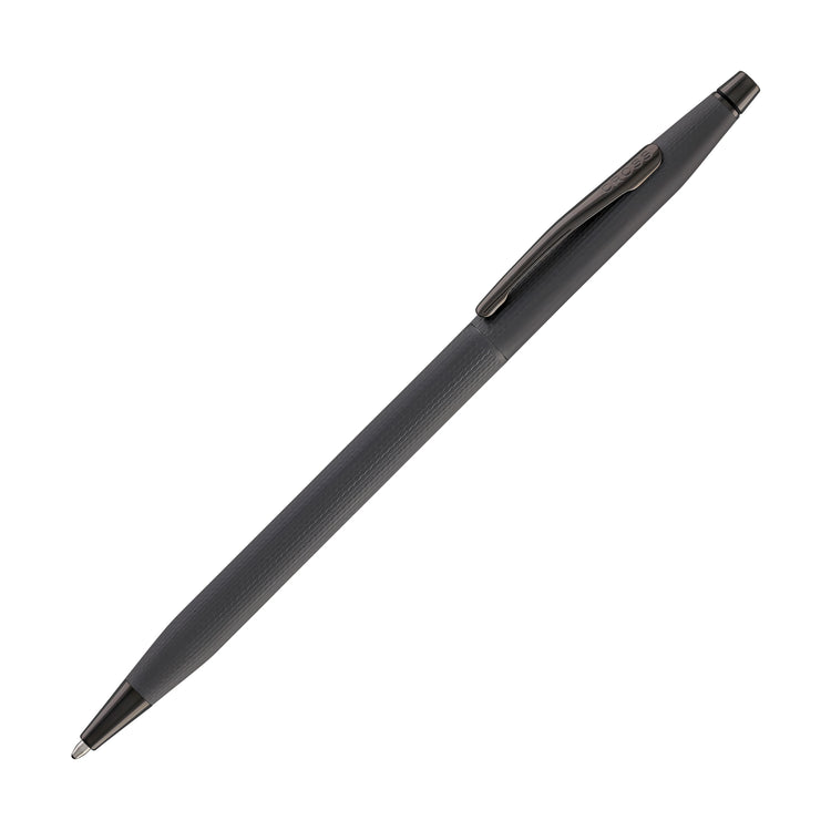 Cross Classic Century Polished Slate Gray Engraved Diamond Pattern Ballpoint Pen