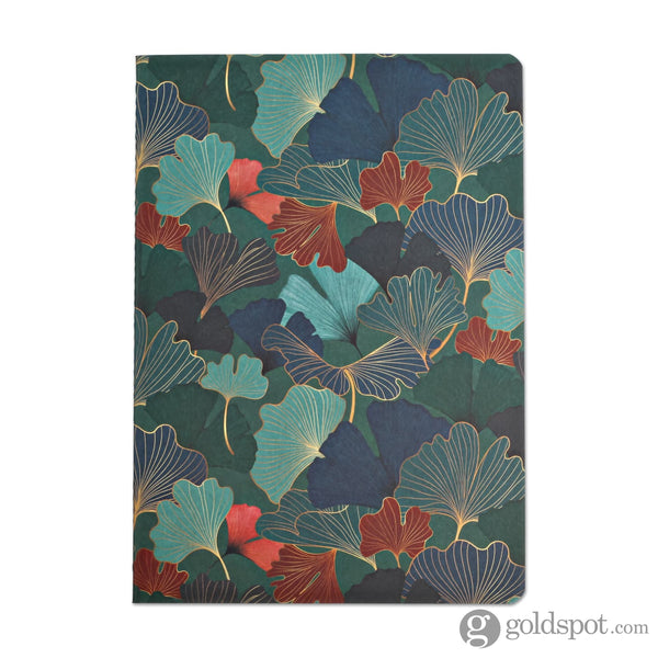 Clairefontaine Ginkgo Staplebound Notebook A5 Lined - Set of 2 Notebooks Journals