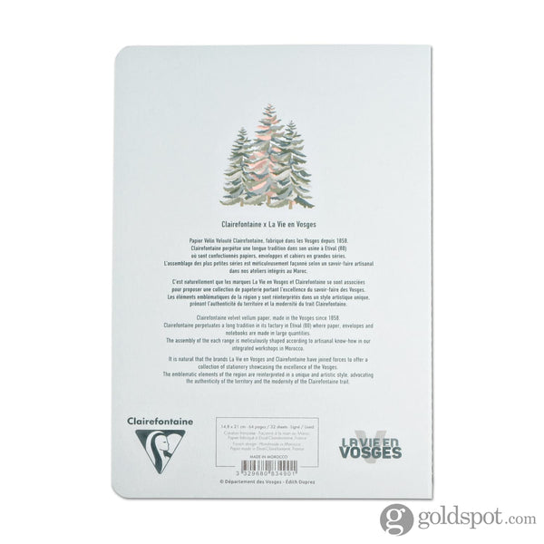 Clairefontaine La Vie en Vosges Staplebound Notebook A5 Lined in Assorted Designs Notebooks Journals