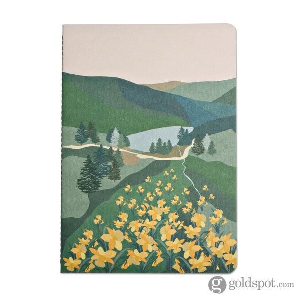 Clairefontaine La Vie en Vosges Staplebound Notebook A5 Lined in Assorted Designs Notebooks Journals