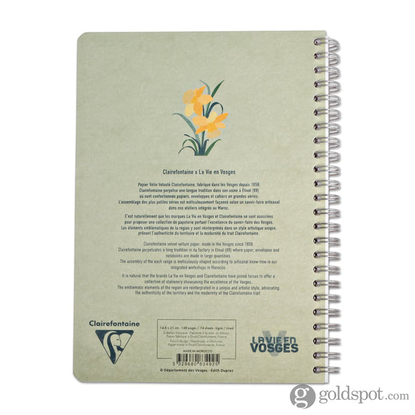 Clairefontaine La Vie en Vosges Wirebound Notebook A5 Lined in Assorted Designs Notebooks Journals