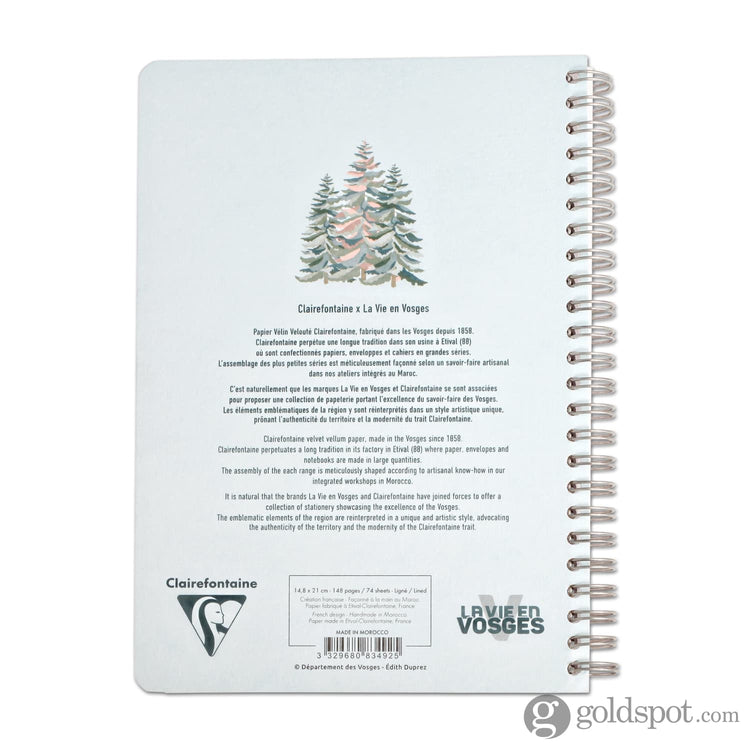 Clairefontaine La Vie en Vosges Wirebound Notebook A5 Lined in Assorted Designs Notebooks Journals