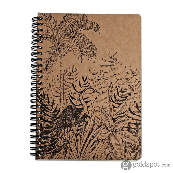 Clairefontaine Le Cerisier Blanc Wirebound Notebook A5 Lined in Assorted Designs Notebooks Journals