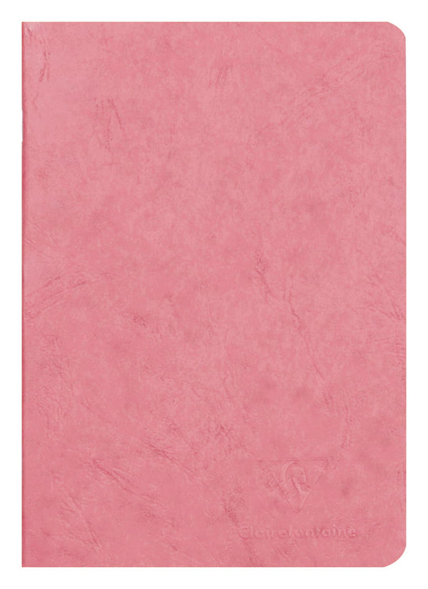 Clairefontaine Life.unplugged Staplebound Lined Notebook in Rose - 5.75 x 8.25 Notebooks Journals