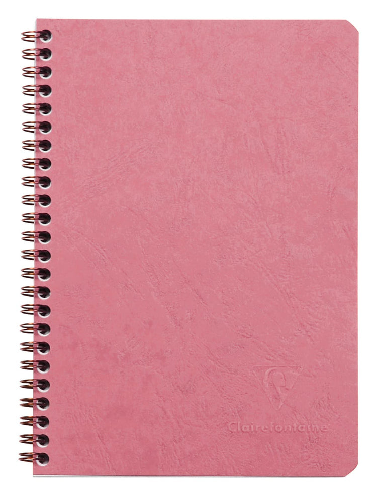 Clairefontaine Life.unplugged Wirebound Lined with Pockets Notebook in Rose - 6 x 8.25 Notebooks Journals