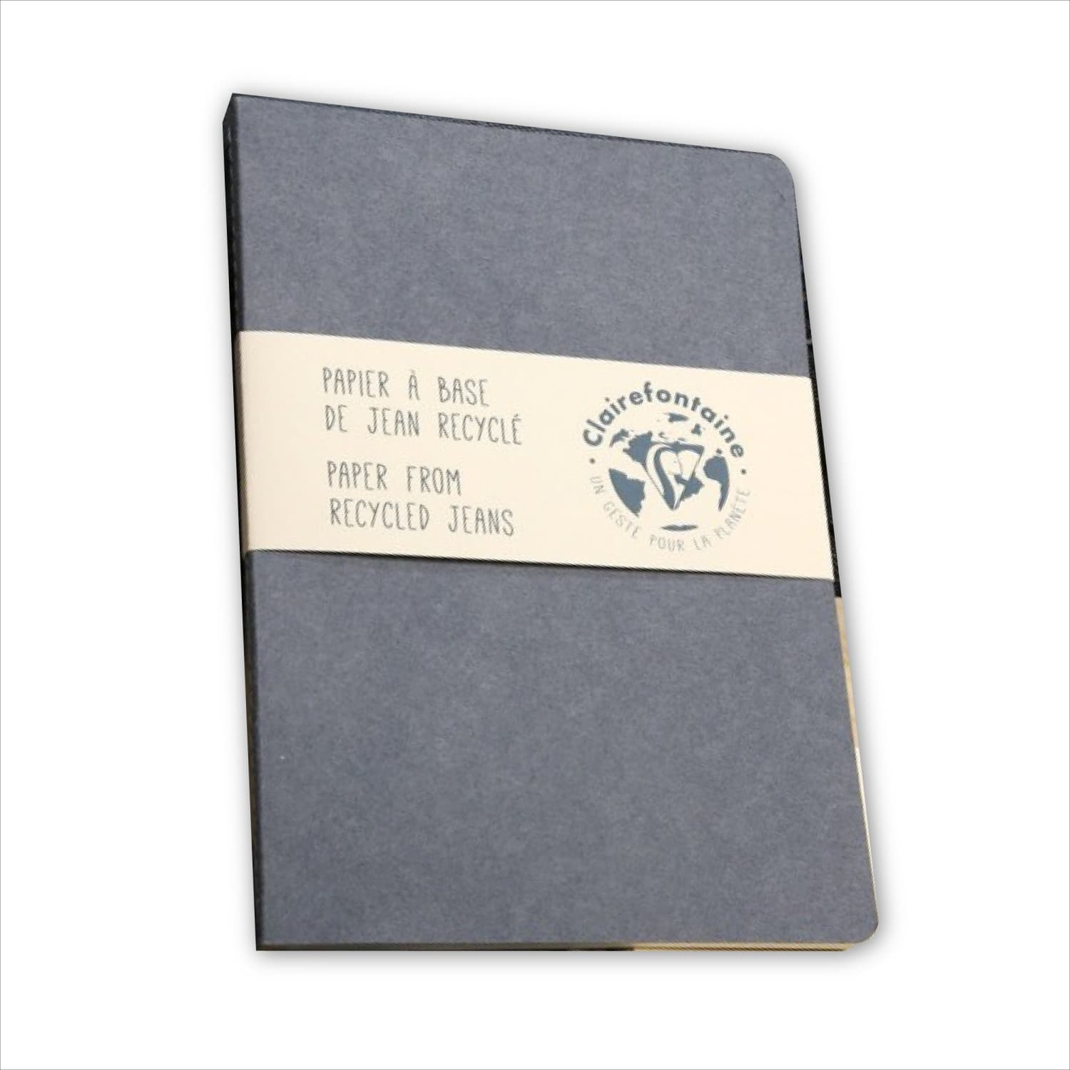Clairefontaine Notebook in Recycled Jeans, Lined x
