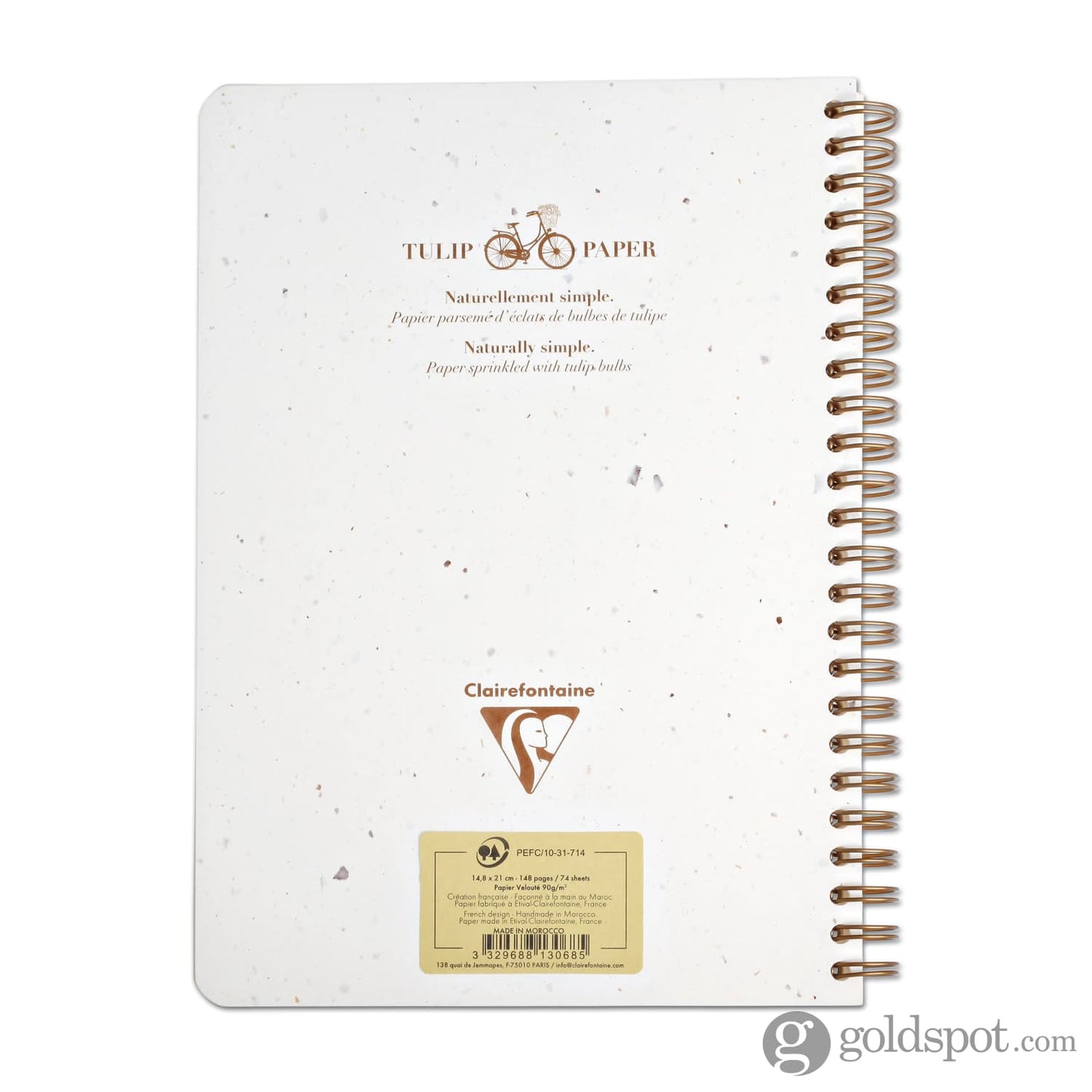 Clairefontaine Tulip Paper Wirebound Dotted Notebook - A5 Notebooks Journals