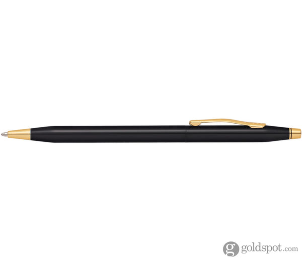 Classic Century Glossy Black 23k PVD Gold Trim Ballpoint Pen Ballpoint Pens