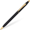 Classic Century Glossy Black 23k PVD Gold Trim Ballpoint Pen Ballpoint Pens