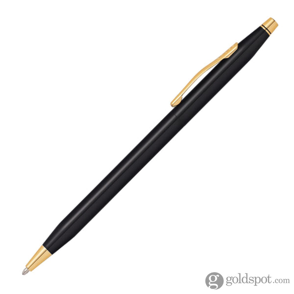 Classic Century Glossy Black 23k PVD Gold Trim Ballpoint Pen Ballpoint Pens