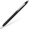 Classic Century Glossy Black PVD Chrome Trim Ballpoint Pen Pens