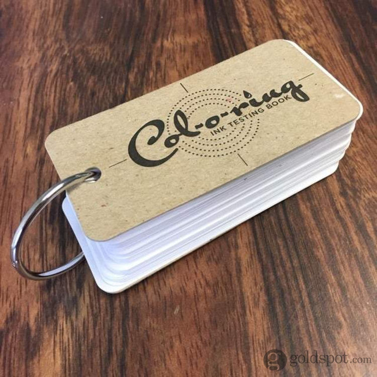 Col-o-ring Mini Ink Testing Book Paper