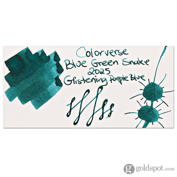 Colorverse 2025 Special Series Bottled Ink in Blue Green Snake Glistening Purple Blue - 15mL Bottled Ink