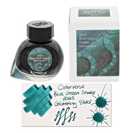 Colorverse 2025 Special Series Bottled Ink in Blue Green Snake Glistening Silver - 15mL