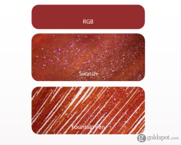 Colorverse 2026 Red Horse Bottled Ink in Glistening Purple Blue - 15mL Bottled Ink