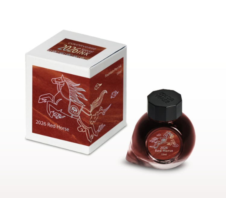 Colorverse 2026 Red Horse Standard Bottled Ink - 15mL Bottled Ink