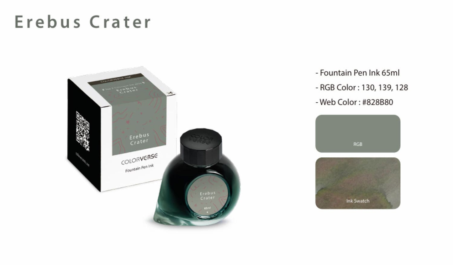 Colorverse Colorvent 2025 Bottled Ink in Erebus Crater - 65mL Bottled Ink