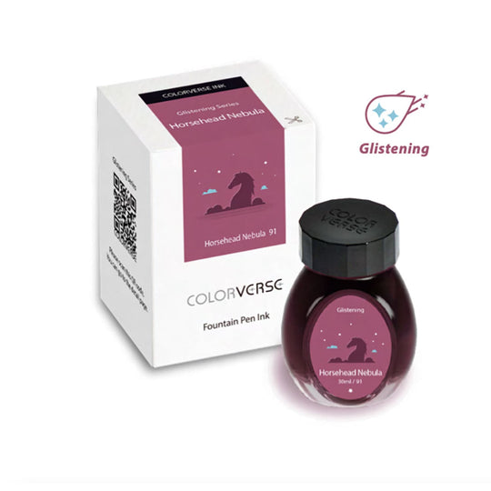 Colorverse Glistening Series 7 Bottled Ink in No.91 Horsehead Nebula - 30mL